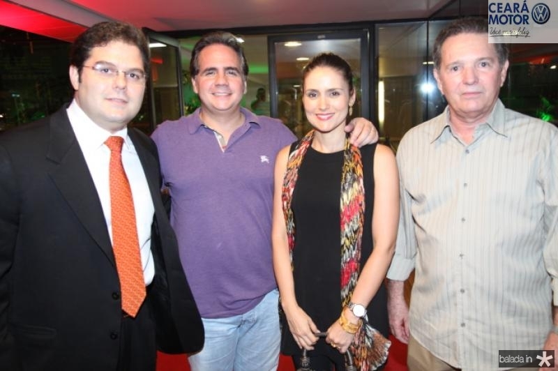 Edson Queiroz Neto, Ricardo e Manuela Bacelar e Claudio Rocha