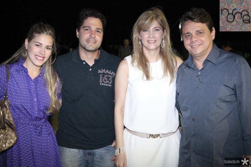 Sarah e Fernando Diniz, Angela e Ricardo Teixeira
