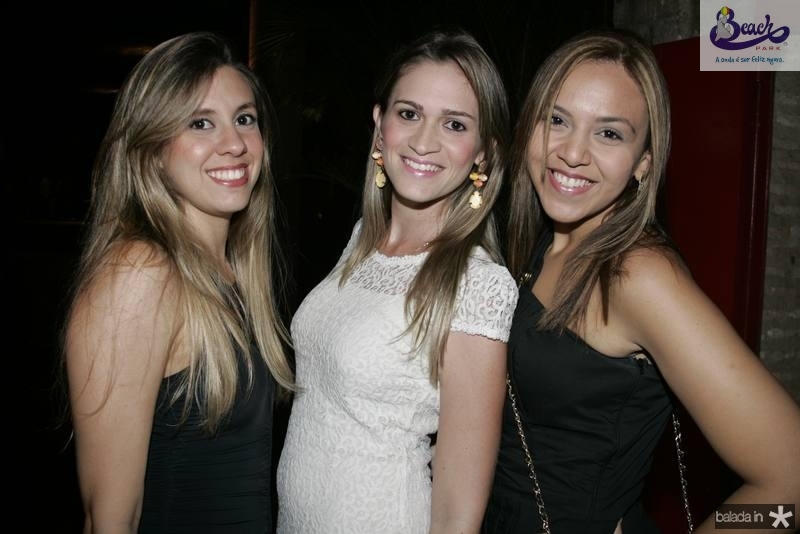 Camila Figueiredo, Nathalie Barros e Sara Nothingan