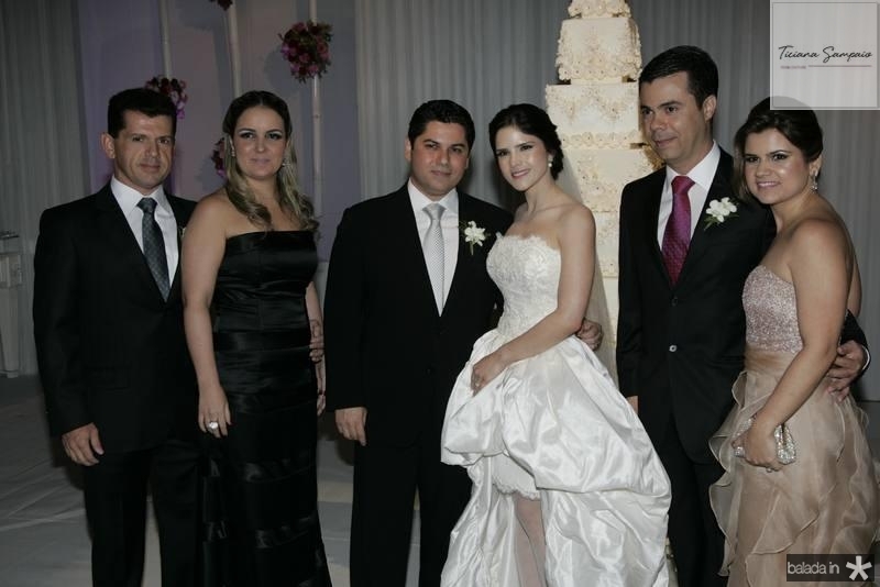 Os Noivos com Erick e Raquel Vasconcelos, Duda e Ticiana Brigido