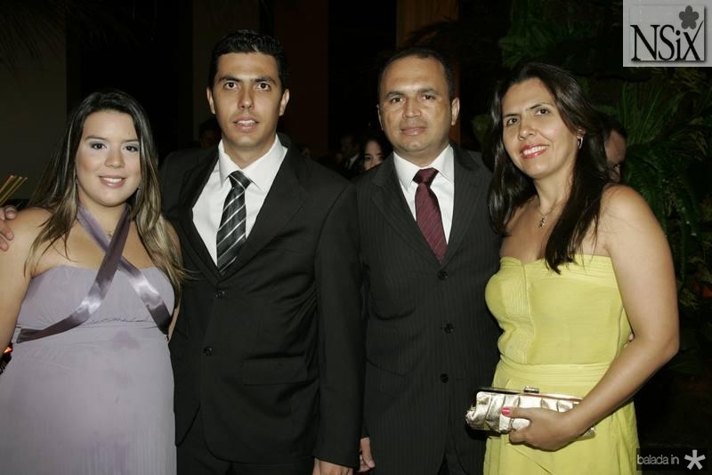 Cintia Muniz, Yure Bezerra, Tupanir Lustosa e Ionara Batista