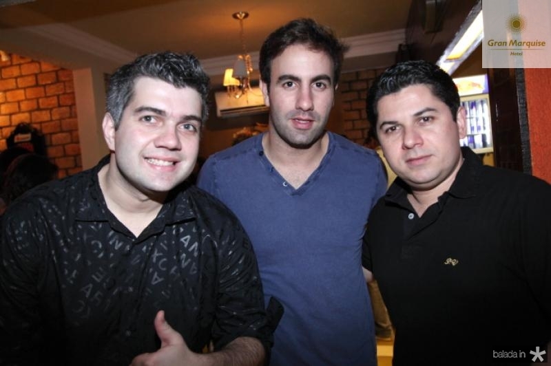 George Feijao, Victor Queiroz Frota e Pompeu Vasconcelos