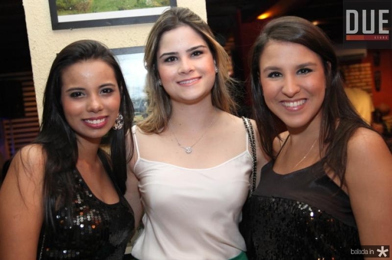 Melissa Teixeira, Camile Quintao e Lara Carneiro