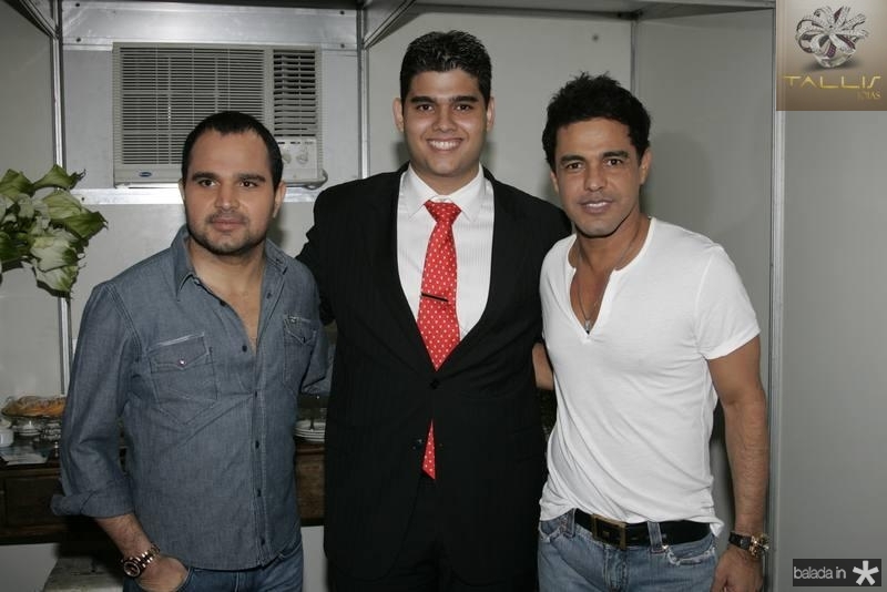 Davi Benevides com Zeze Di Camargo e Luciano