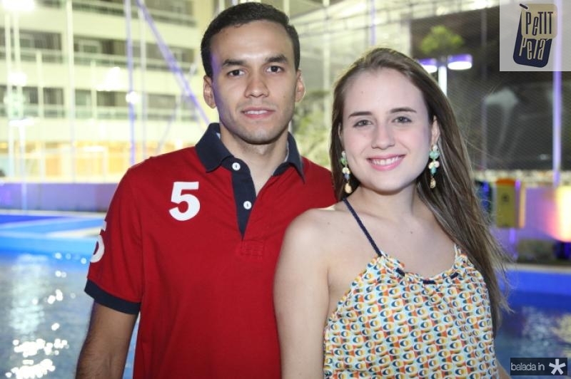 Felipe Leite e Emanuele Macedo