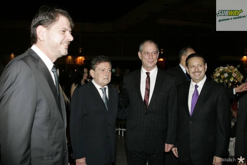 Cid Gomes, Ayrton Queiroz, Ciro Gomes e Domingos Filho