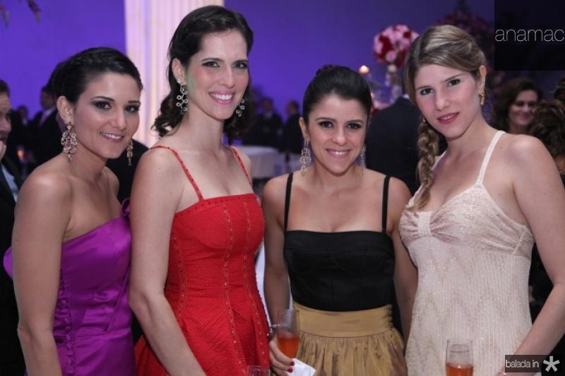 Aline Pinho, Marcela Porto, Tatiana e Uliana Machado