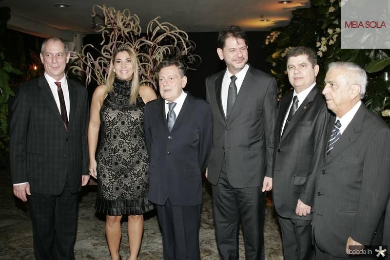 Ciro Gomes, Maria Celia, Airton Queiroz, Cid Gomes, Mauro Filho e Edilmar Noroes