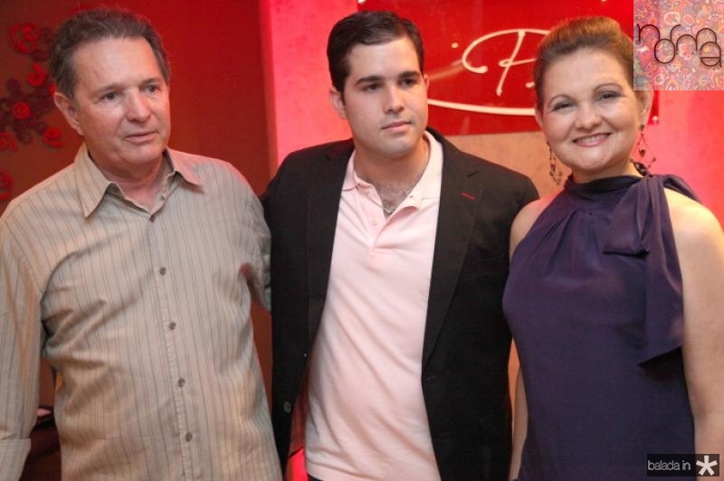 Claudio, Felipe e Lenise ROcha
