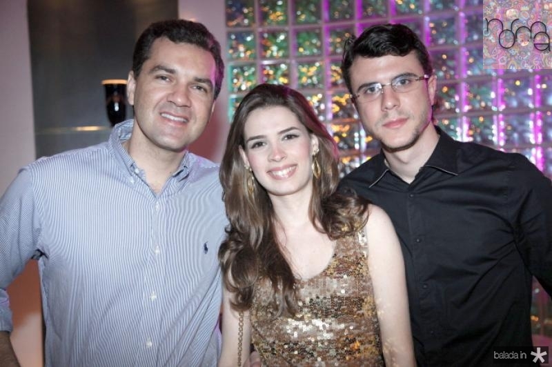 Marcio Andrade, Laura Brasil e Caique Ramalho