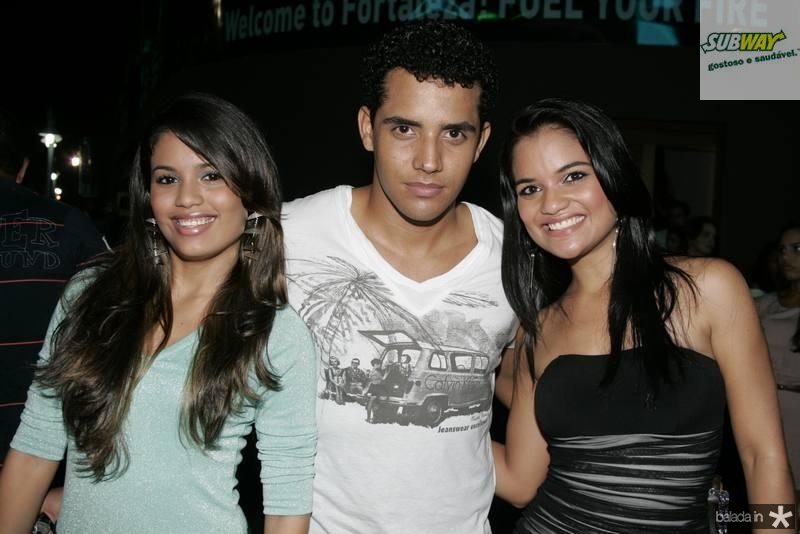 Raiane Carioca, Gustavo Ribeiro e Mayara Carioca