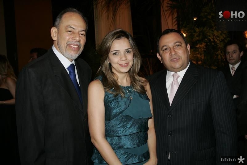 Inacio Arruda, Andrea Freitas e Moacir Maia
