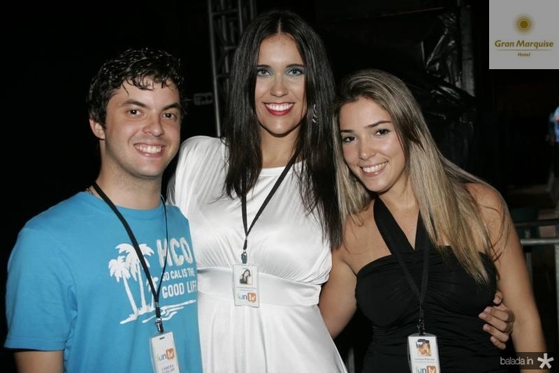 Lucas Onofre, Juliana Dias e Larissa Pascoal