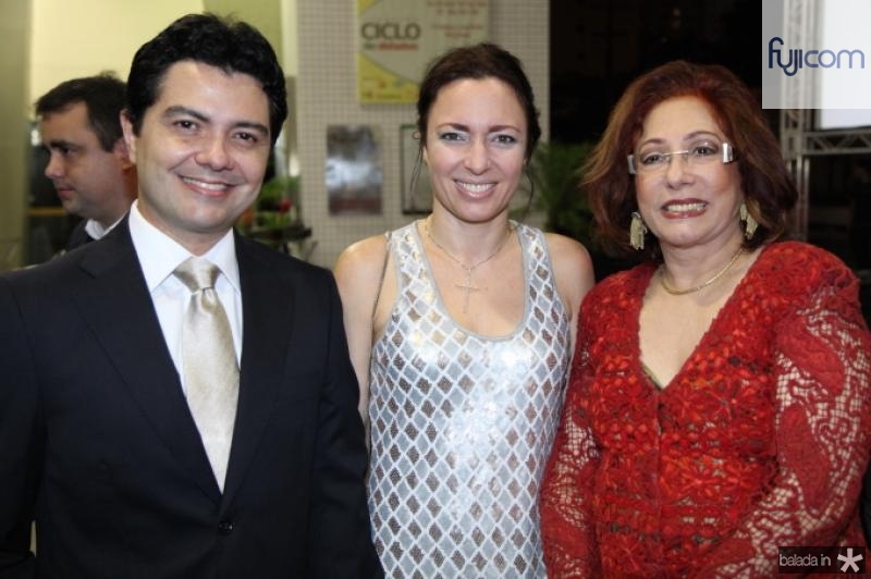 Alcides Rego, Lisiane Cisny e Vania Dummar