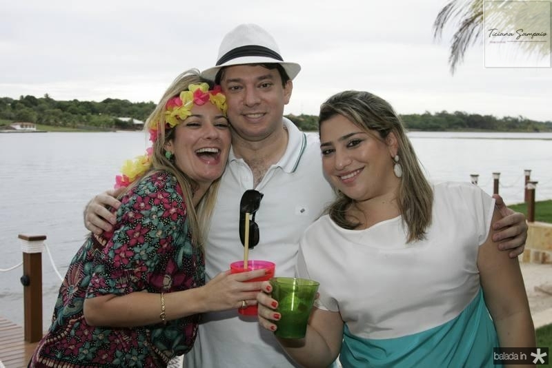 Tatiana Luna, Paulo Vale e Manu Romcy