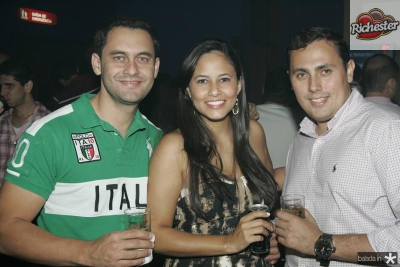 Nei Amaral, Vanioa Barros e Eduardo Leao