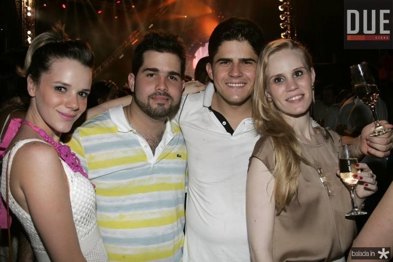 Paula Sampaio, Felipe Rocha, Anderson Quintao e Lia Louzada