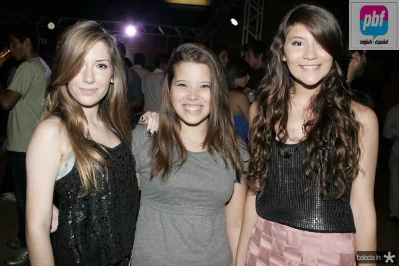 Larissa Darhuber, Stephanie Aguiar e Claudia Vidal