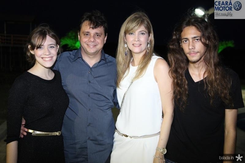 Priscila, Ricardo e Angela Teixeira e Franco Bonorandi