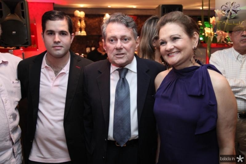 Felipe Rocha, Airton Queiroz e Lenise Rocha