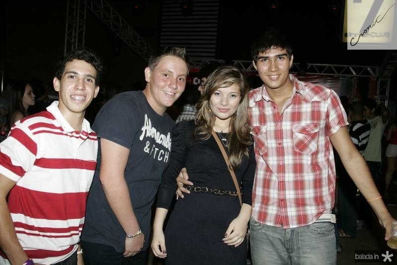 Betinho Fonseca, Carlos Eduardo, Ariane Oliveira e Lucas Souza