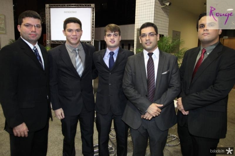 Alexandre Albuquerque, Savio Paes, Herisson Viana, Decio Neto e Edmilson Moreira