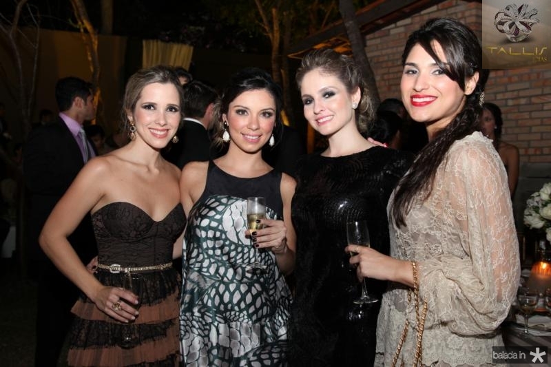 Luciana Vidal, Denise Pio, Juliana Silveira e Kelly Dem&eacute;trio