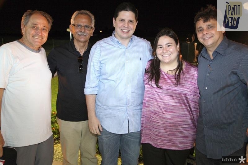 Dermeval Diniz, Sabino Freire, Omero e Maiara Silva e Ricardo Teixeira