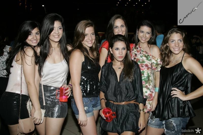 Debora Aguiar, Thaina Sampaio, Vitoria Lopes, Larissa Araujo, Thais Bilhar, Jessica Emily e Ana Rema