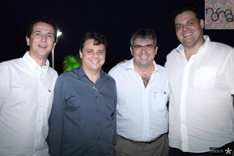 Augusto Rogerio, Ricardo Teixeira, Paulo de Tarso e Guilherme Di Assis