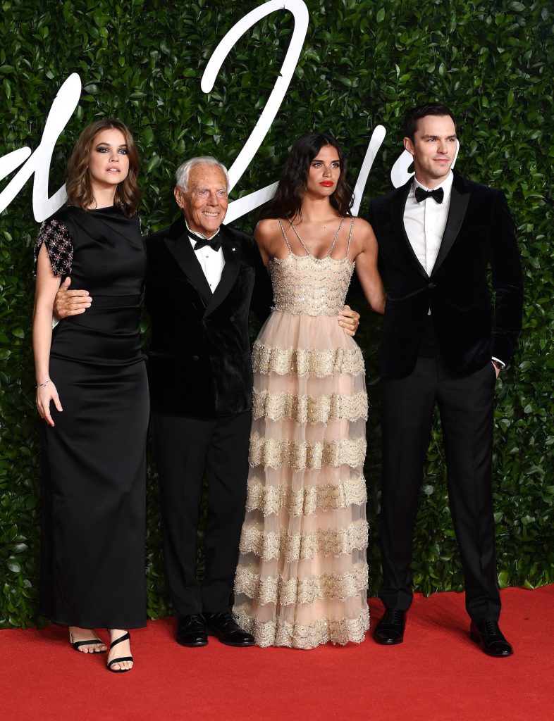 Barbara Palvin Mr. Armani Sara Sampaio Nicholas Hoult