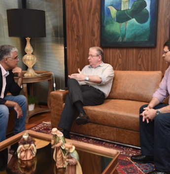 Eduardo Girão visita a FIEC e diz que atuará pelo setor produtivo Eduardo Girão visita a FIEC e diz que atuará pelo setor produtivo