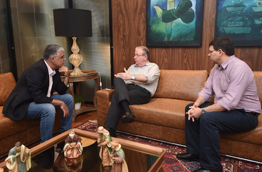 Eduardo Girão visita a FIEC e diz que atuará pelo setor produtivo Eduardo Girão visita a FIEC e diz que atuará pelo setor produtivo