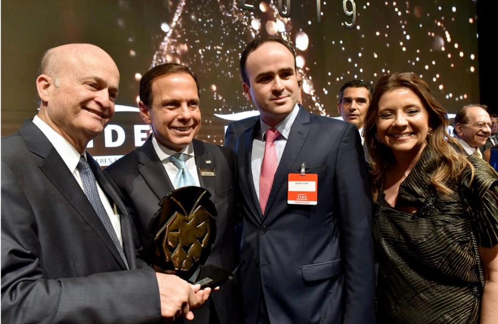 Lauro Fiúza Júnior, João Dória, Governador De São Paulo, Tarcísio Gomes Freitas, Ministro Da Infraestrutura E Emília Buarque, Presidente Do Lide.