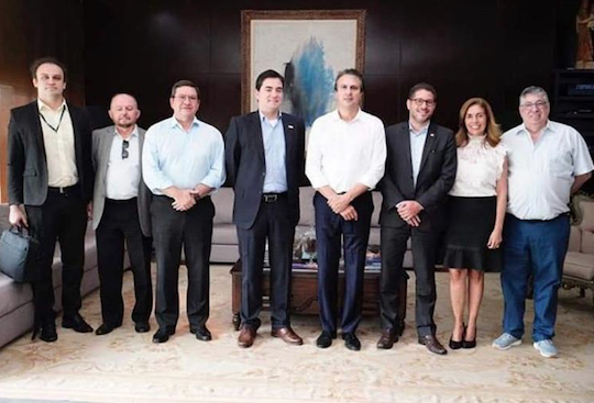 Camilo fala sobre infraestrutura e TI com diretores do BNDES Camilo fala sobre infraestrutura e TI com diretores do BNDES