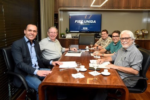 Ricardo Cavalcante e Eduardo Diogo traçam estratégias para desenvolver as MPEs do Ceará Ricardo Cavalcante e Eduardo Diogo traçam estratégias para desenvolver as MPEs do Ceará