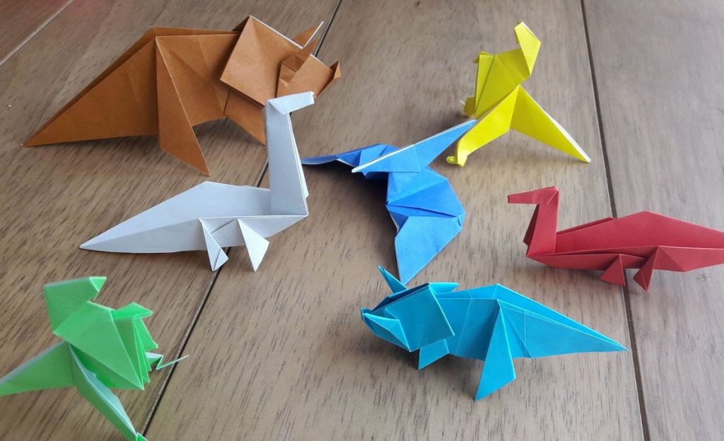 Dinossauro Origami Origami