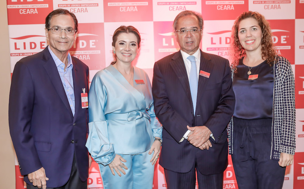 Beto Studart, Emilia Buarque, Paulo Guedes E Ticiana Rolim Queiroz