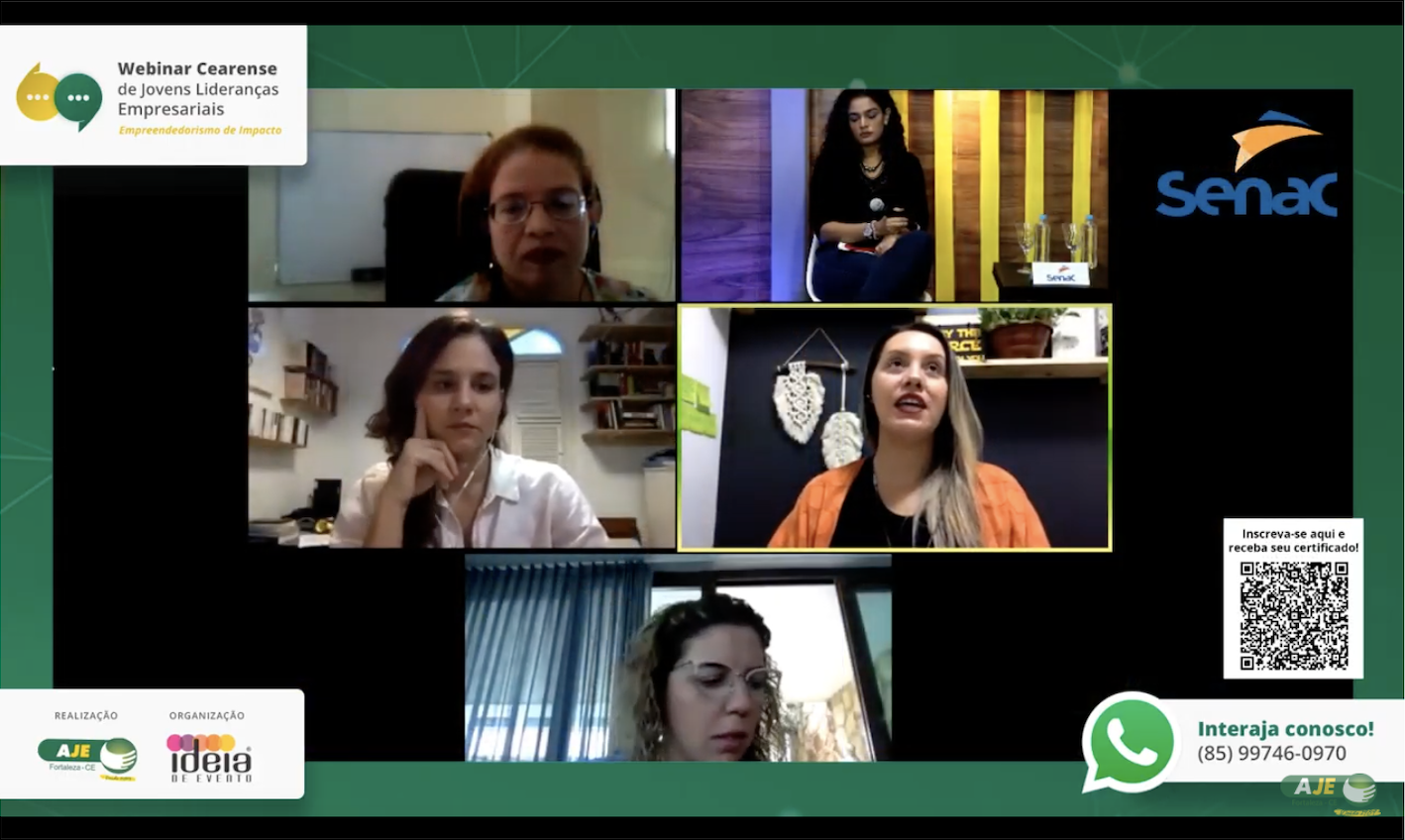 Ao Vivo aqui no Portal IN: 1º Webinar Cearense de Jovens Lideranças Empresariais. Ao Vivo aqui no Portal IN: 1º Webinar Cearense de Jovens Lideranças Empresariais.