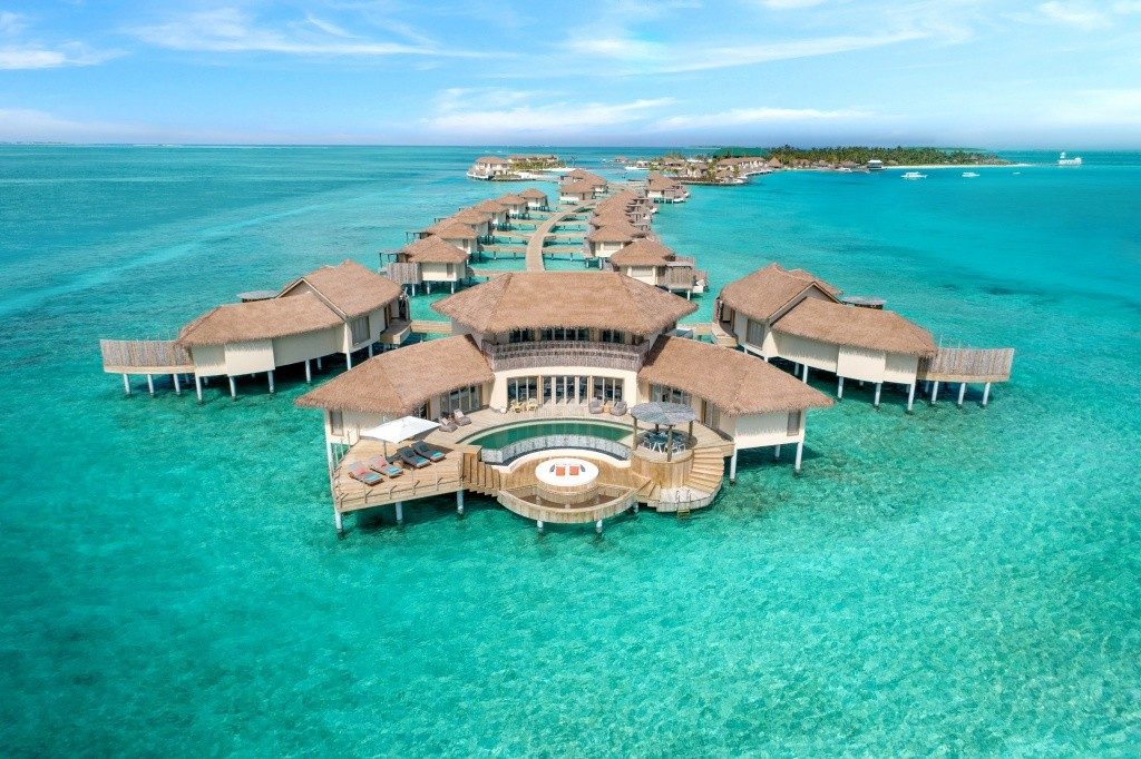 Intercontinental Maldives Aerial View Overwater Residence 1024x682