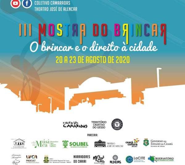 III Mostra do Brincar acontece virtualmente e aborda o direito das crianças no contexto urbano III Mostra do Brincar acontece virtualmente e aborda o direito das crianças no contexto urbano