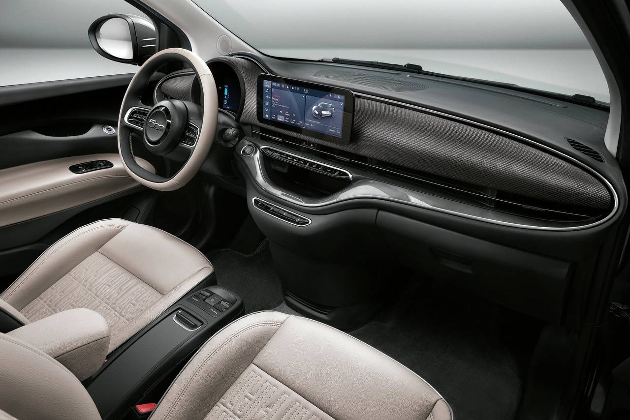 Fiat 500 La Prima 2021 Elecc81trico Interior