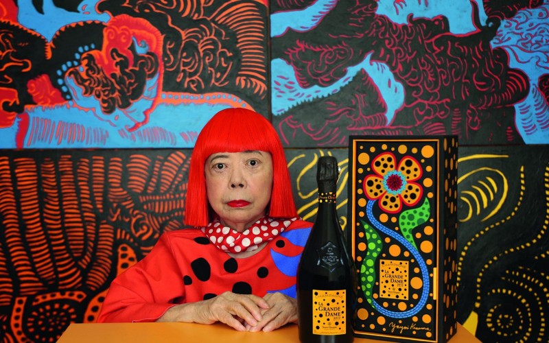 Artista Yayoi Kusama Reinterpreta Champanhe Da Veuve Clicquot 22e1