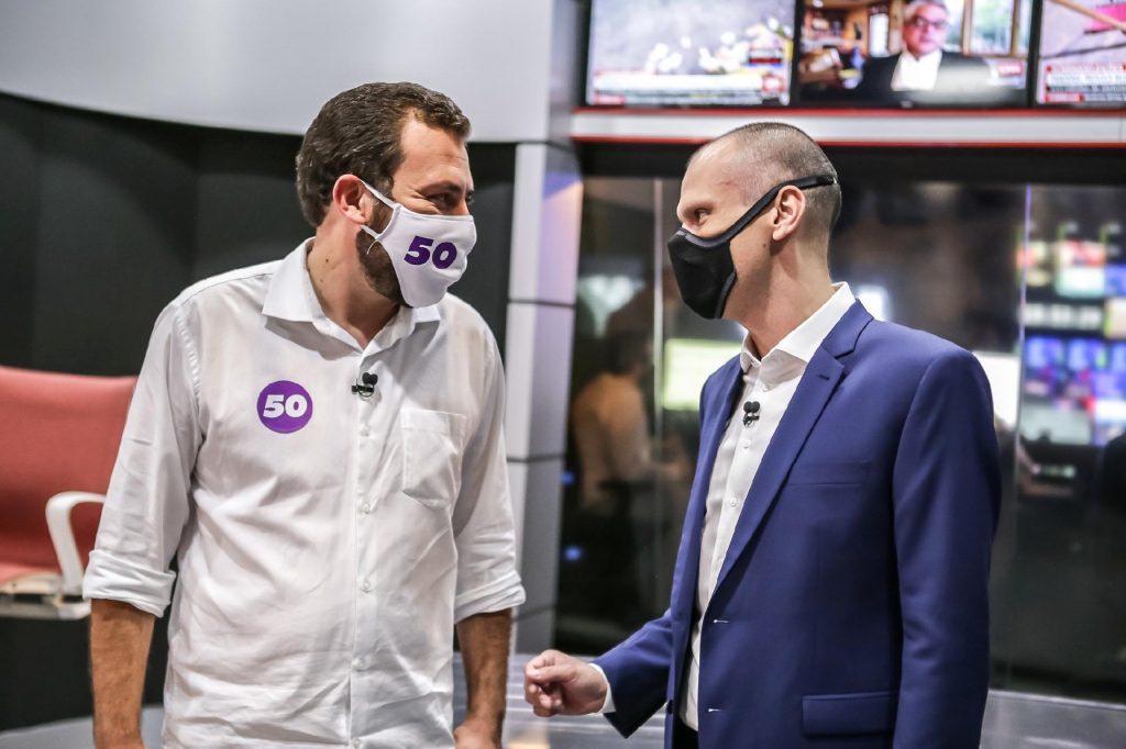 16112020 Guilherme Boulos Psol E Bruno Covas Psdb Antes Do Debate Da Cnn Brasil Para A Prefeitura De Sao Paulo 1605571149888 V2 1920x1279