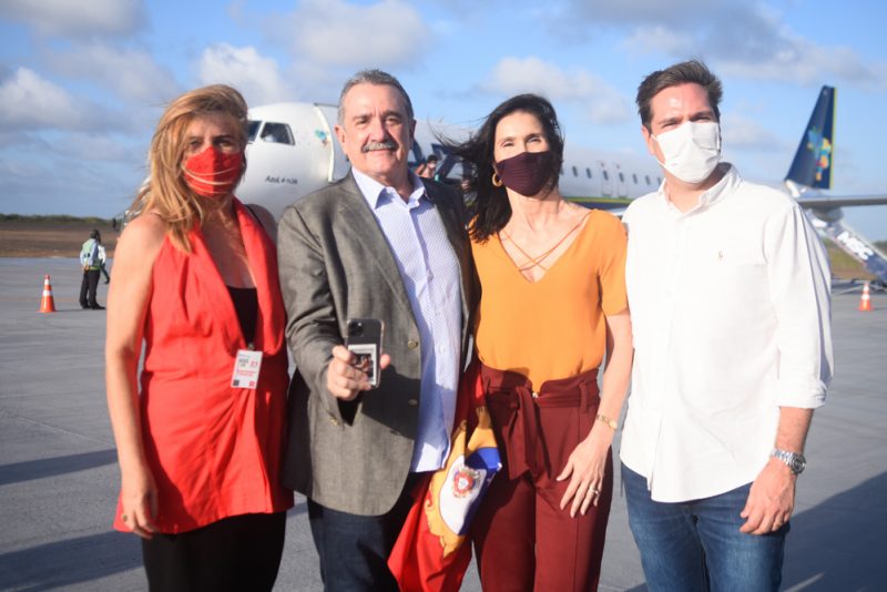 Voo inaugural - Prefeito Bismarck Maia inaugura a rota São Paulo – Aracati