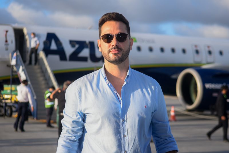 Voo inaugural - Prefeito Bismarck Maia inaugura a rota São Paulo – Aracati