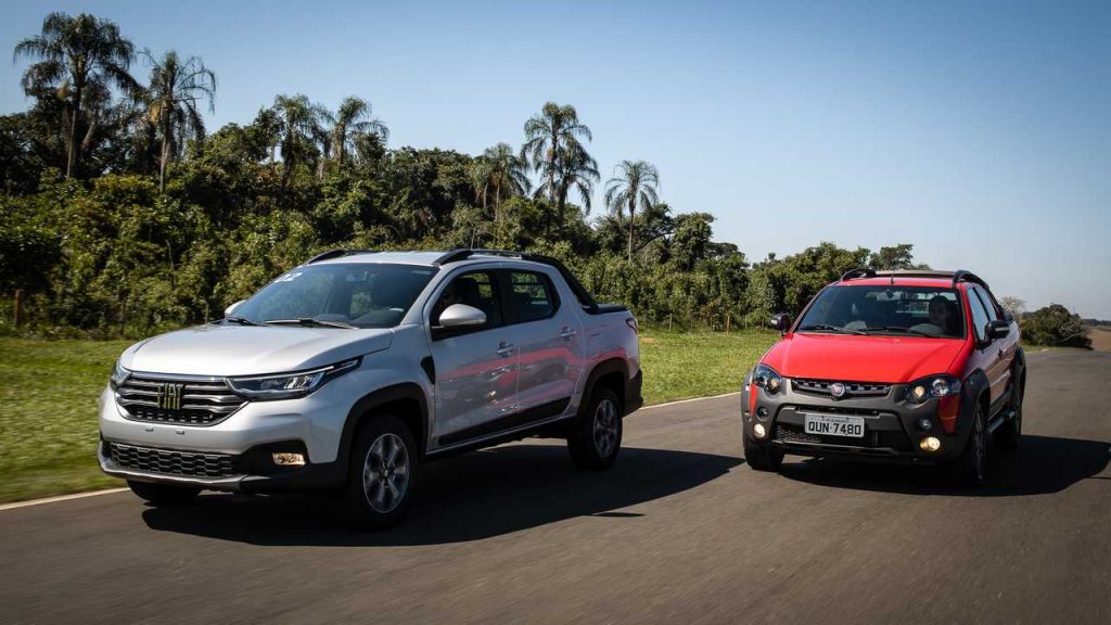 Fiat Strada 2021 X Strada 2019 (1)