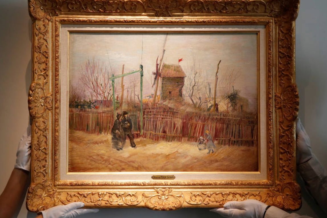 Quadro inédito de Van Gogh alcança R$ 93 milhões em leilão Quadro inédito de Van Gogh alcança R$ 93 milhões em leilão